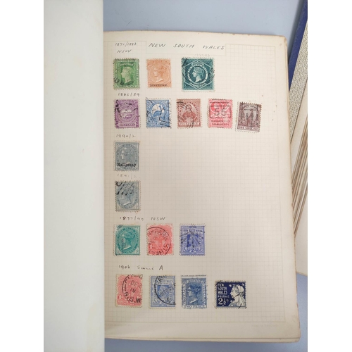 389 - Two stamp albums comprising of Commonwealth and World issues to include 18845 Stellaland issues to i... 