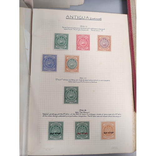 390 - Three postage stamp albums to include an album of mint stamp sheets with examples from Aden, New Zea... 