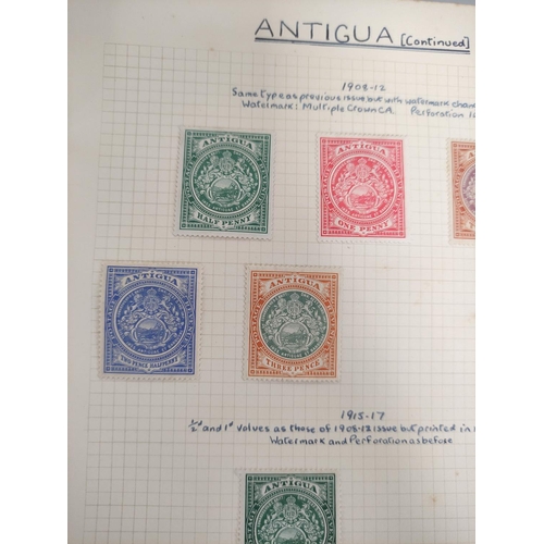 390 - Three postage stamp albums to include an album of mint stamp sheets with examples from Aden, New Zea... 