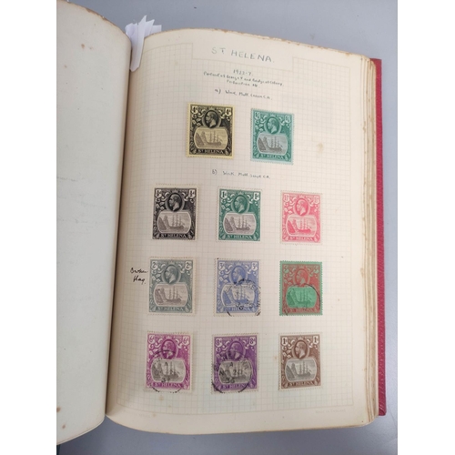 390 - Three postage stamp albums to include an album of mint stamp sheets with examples from Aden, New Zea... 