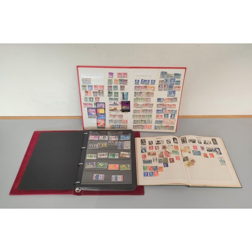 393 - Three albums of mostly British postage stamps. (3)