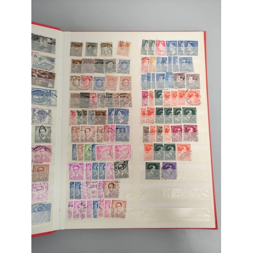 393 - Three albums of mostly British postage stamps. (3)