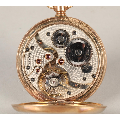 69 - Gold plated pocket watch