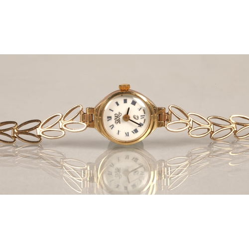 77 - 9 ct gold Uno cocktail watch, 7g