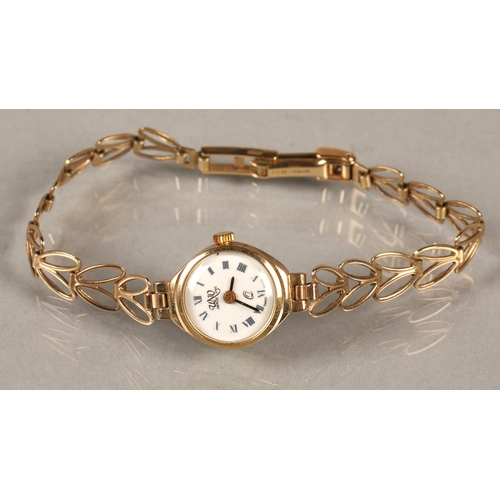 77 - 9 ct gold Uno cocktail watch, 7g