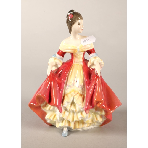 144 - Four Royal Doulton figures to include 'Your Forever', 'Lisa', 'Southern Belle' & 'Buttercup'