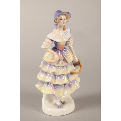 145 - Three Royal Doulton figures to include 'Meg', 'Lesley' & 'Daydreams'