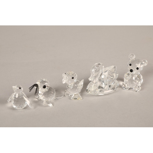 167 - Small collection of Swarovski animals