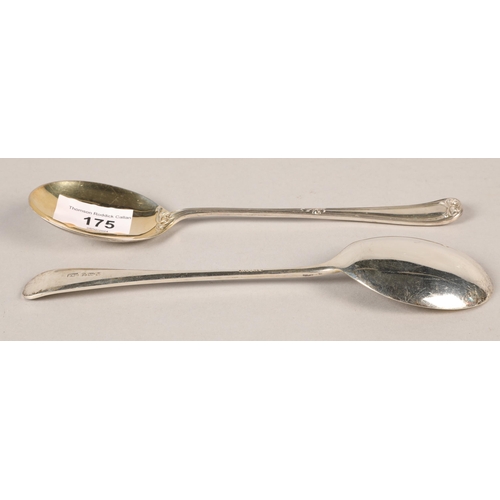 175 - Two silver table spoons, Sheffield