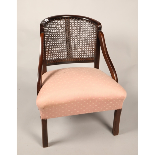 624 - Bergere back parlour chair