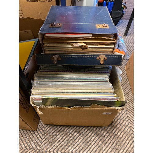 345 - Large quantity of LPs to include Rod Stewart, Genesis, Elton John, etc