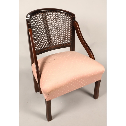 624 - Bergere back parlour chair