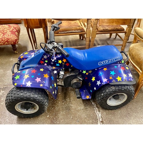 497 - Suzuki children's quad bike with star design