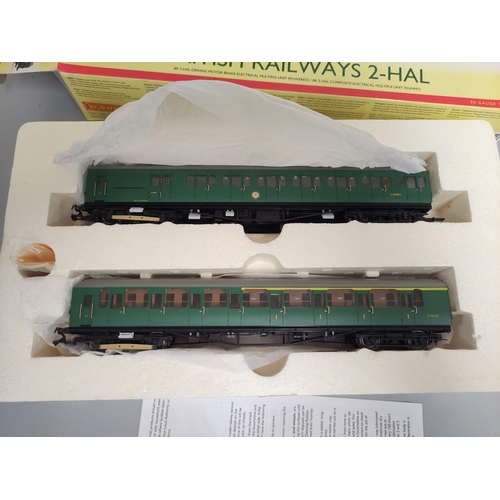 178 - Hornby Railways. Two boxed 00 gauge rolling stock sets to include a BR Class 2-HAL 2 car EMU 2630 in... 