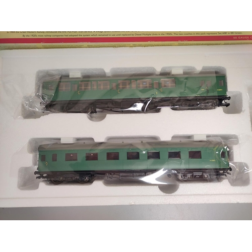 178 - Hornby Railways. Two boxed 00 gauge rolling stock sets to include a BR Class 2-HAL 2 car EMU 2630 in... 