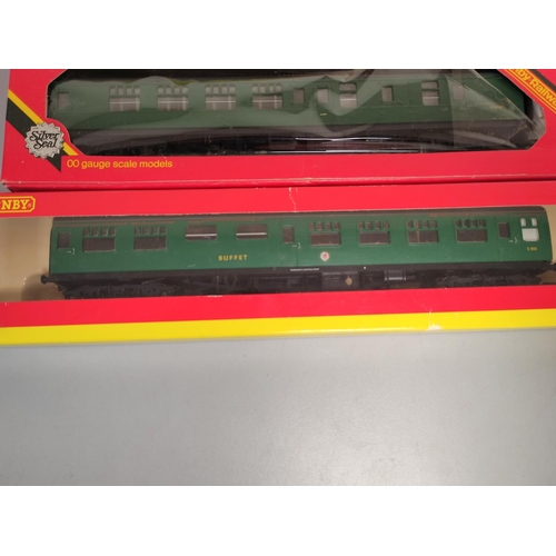 181 - Hornby Railways. Five boxed 00 gauge rolling stock carriages to include an Ex-SR Unconverted open 2n... 