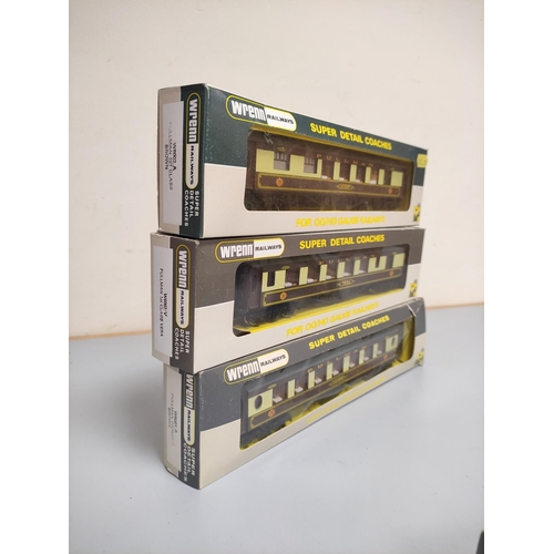 183 - Wrenn. Three boxed 00 gauge Pullman cars comprising of Pullman 1st Class ''Audrey'' W6002A, Pullman ... 