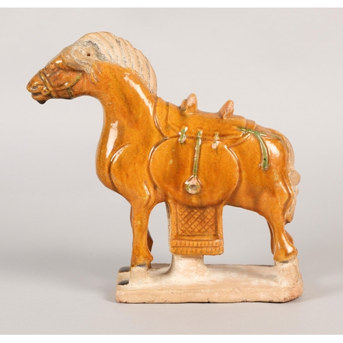 217 - Tang style Chinese horse, 25cm high.