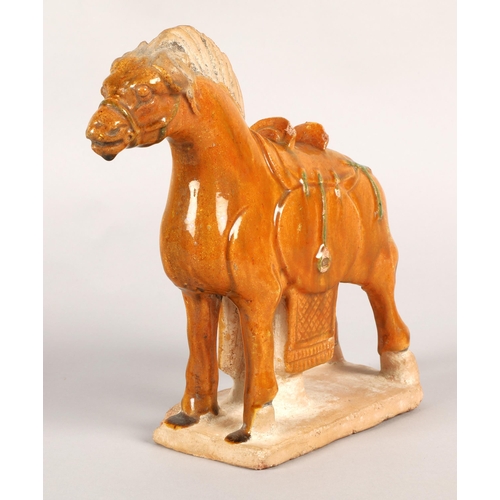 217 - Tang style Chinese horse, 25cm high.