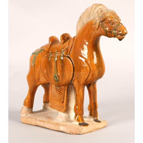 217 - Tang style Chinese horse, 25cm high.