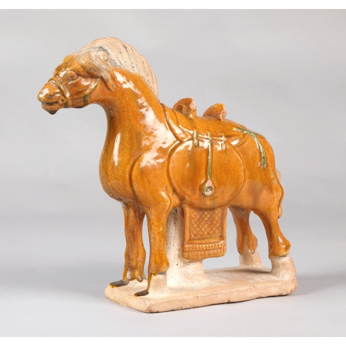 217 - Tang style Chinese horse, 25cm high.