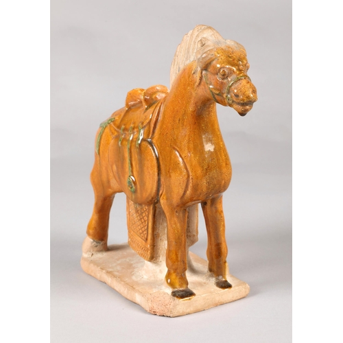 217 - Tang style Chinese horse, 25cm high.