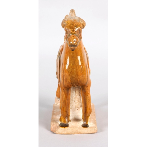 217 - Tang style Chinese horse, 25cm high.