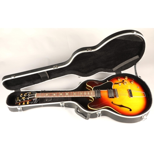 310 - Gibson ES-335 TD guitar, circa 1965, stamped on the back of the headstock 350035, with further orang... 