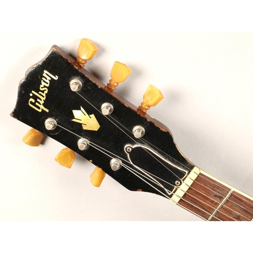 310 - Gibson ES-335 TD guitar, circa 1965, stamped on the back of the headstock 350035, with further orang... 