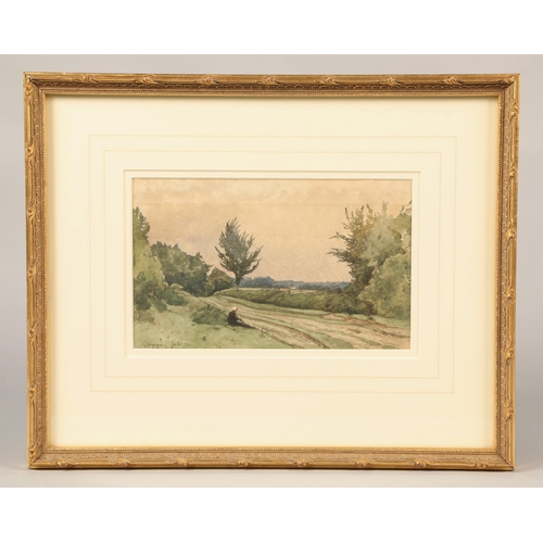 437 - Henri Joseph Harpignies (French 1819 - 1916)Framed watercolour - signed & dated July (18)79'Rest... 