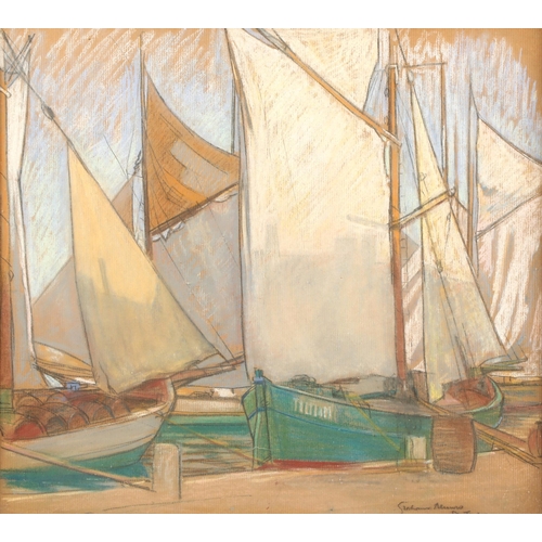 442 - Alexander Graham Munro R.S.W. (1903 - 1985)Framed pastel - signed and inscribed'St Tropez'39cm x 43c... 