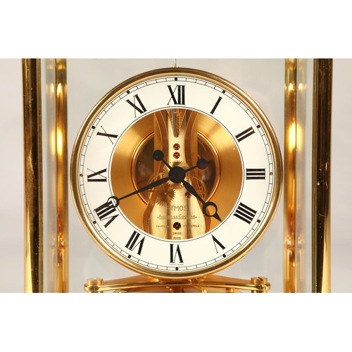 280 - Jaeger-LeCoultre Atmos clock, 23cm high.