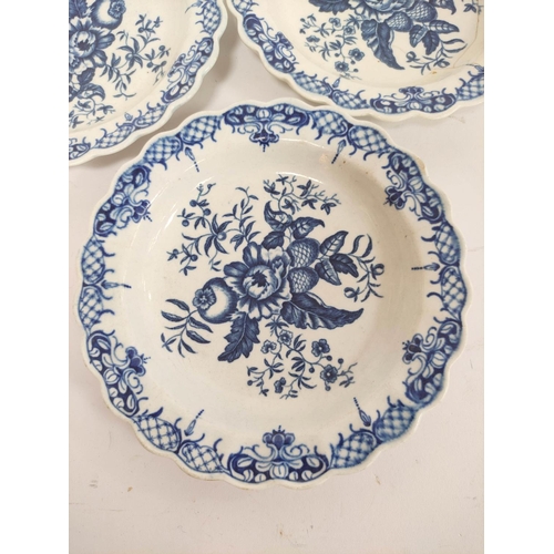 313 - Three matching Caughley porcelain 