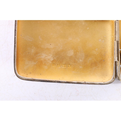 592 - Four early to mid-20th century hallmarked silver cigarette cases, various dates and makers, gross 35... 