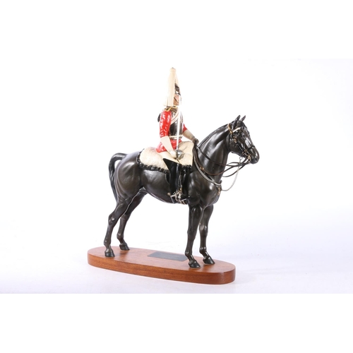 67 - Connoisseur model by Beswick of a Lifeguard, 36cm high.  (a/f)