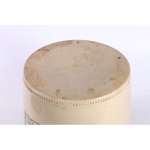 88 - Buttercup Dairy Company stoneware butter jar with lid.