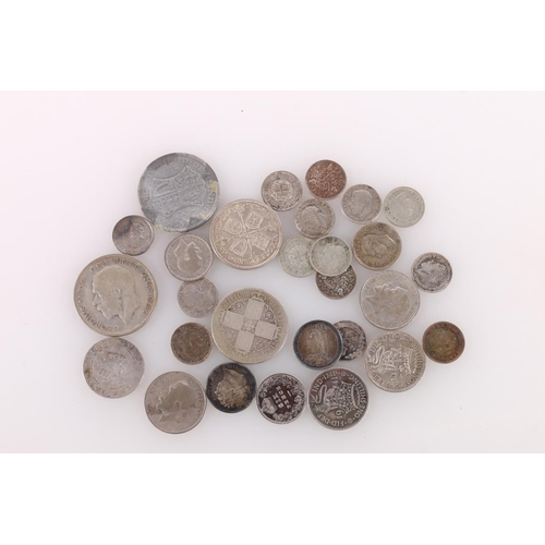 464 - UNITED KINGDOM UK 500 grade silver (1920-1946) coins from circulation including half-crowns etc. 80g... 