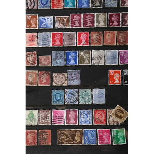 465 - GB stamps held in fifteen albums and stock books, mostly 20th century used but also an album of QV t... 