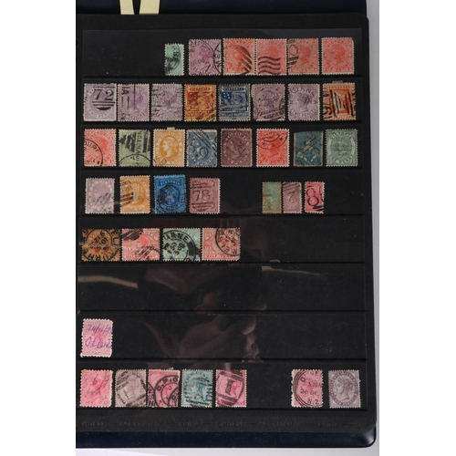 465 - GB stamps held in fifteen albums and stock books, mostly 20th century used but also an album of QV t... 