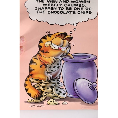 472 - After Jim Davis, two Garfield posters by United Feature Syndicate Inc 1978, published by Argus of Te... 