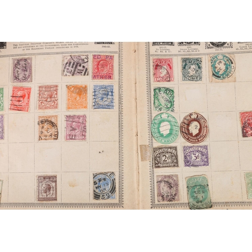 476 - Stamp collection held in a George V Rowland Hill album with Victorian and later stamps including GB,... 