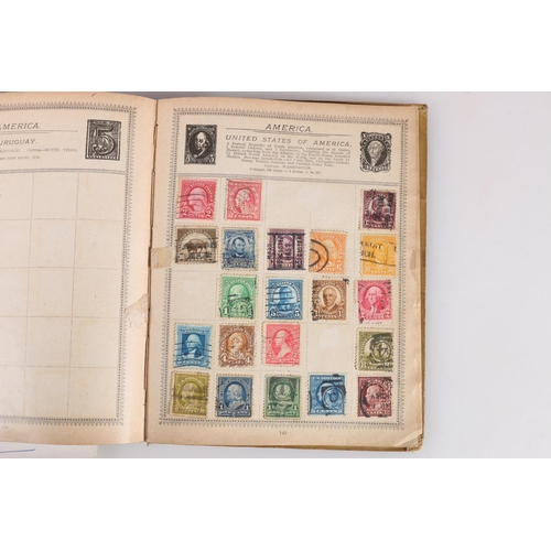 476 - Stamp collection held in a George V Rowland Hill album with Victorian and later stamps including GB,... 