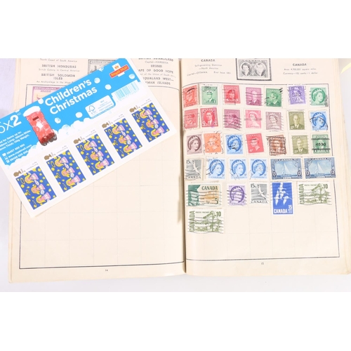 480 - Stamp collection to include a Dan Dare album of 20th century used stamps, a small amount of GB mint ... 