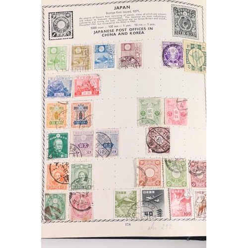 484 - Stamp collection held in a 'The Triumph' stamp album which is well populated including GREAT BRITAIN... 