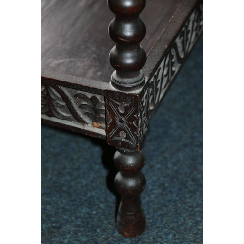 670 - Victorian carved side table.