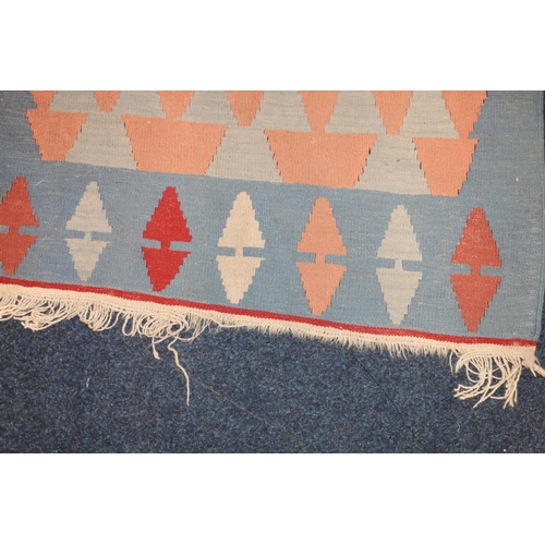 703 - Tribal style runner, 310cm x 82cm.