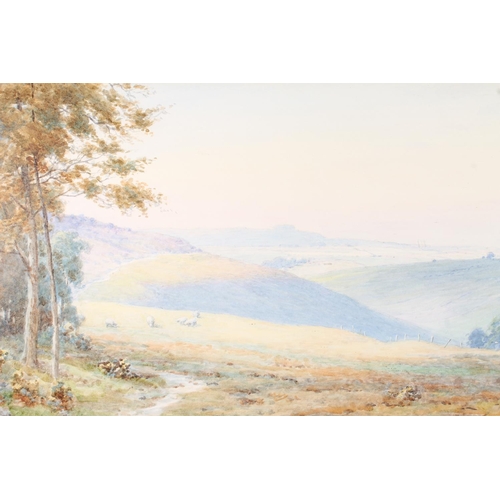 440 - ELLIOT HENRY MARTEN (British, active 1886-1901), pair of landscape scenes, watercolours, signed lowe... 