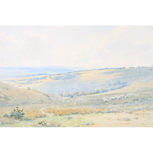 440 - ELLIOT HENRY MARTEN (British, active 1886-1901), pair of landscape scenes, watercolours, signed lowe... 