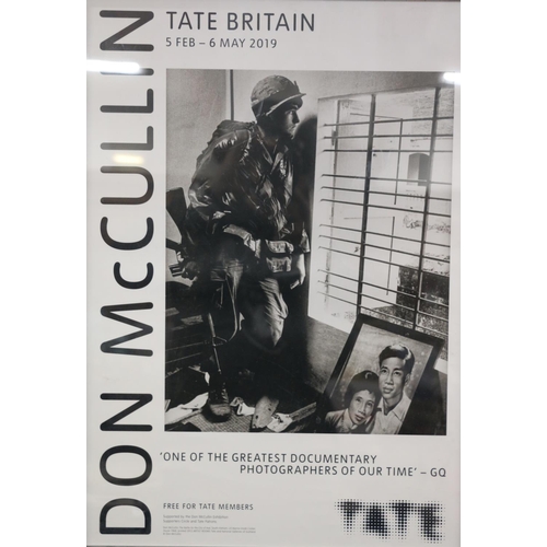 446 - DON MCCULLIN, The Battle for the City of Hue South Vietnam Tate Britain poster, 58cm x 41cm, frame 6... 