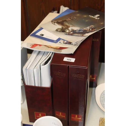 184 - Large collection of Lladro Collectors Society Expressions Magazines.